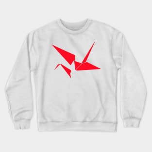 Origami Crane Abstract Crewneck Sweatshirt